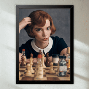 Quadro Série Gâmbito da Rainha