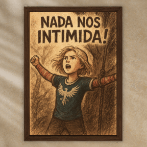 Quadro Personalizado Nada nos Intimida
